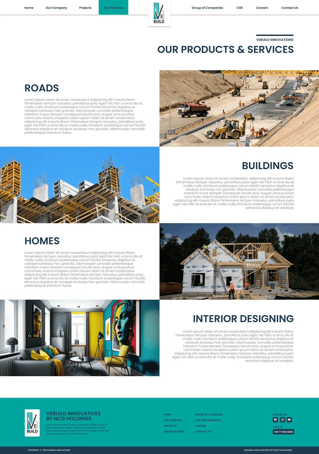 VEBUILD - Our Products